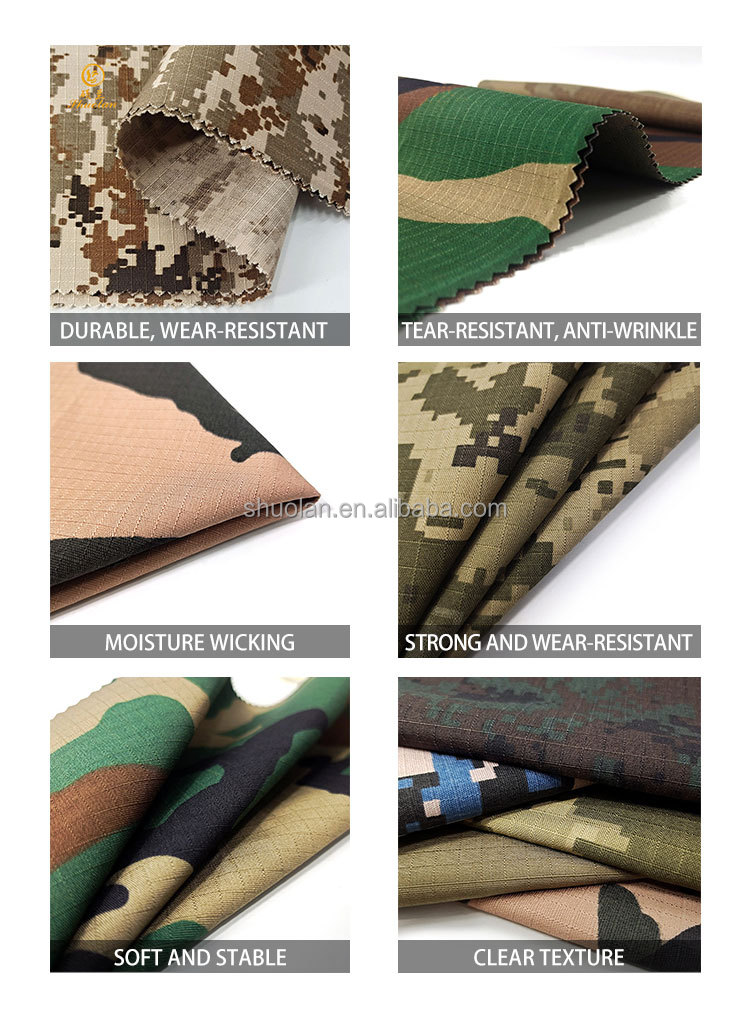 High Quality Wholesale Camouflage Flame Retardant Twill Woven Waterproof Workwear TC Polyester Cotton Spandex Fabric High Quality Wholesale Camouflage Flame Retardant Twill Woven Waterproof Workwear TC Polyester Cotton Spandex Fabric
