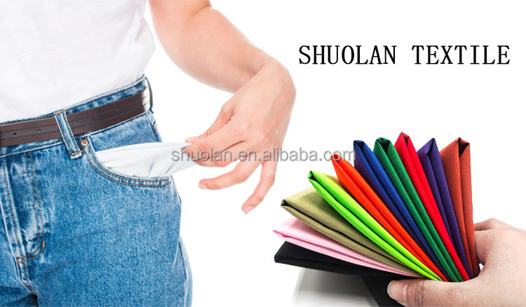 2025 New Product Factory Price Flags Solid Texture Skin Friendly Pocketing CVC Polyester Cotton Fabric