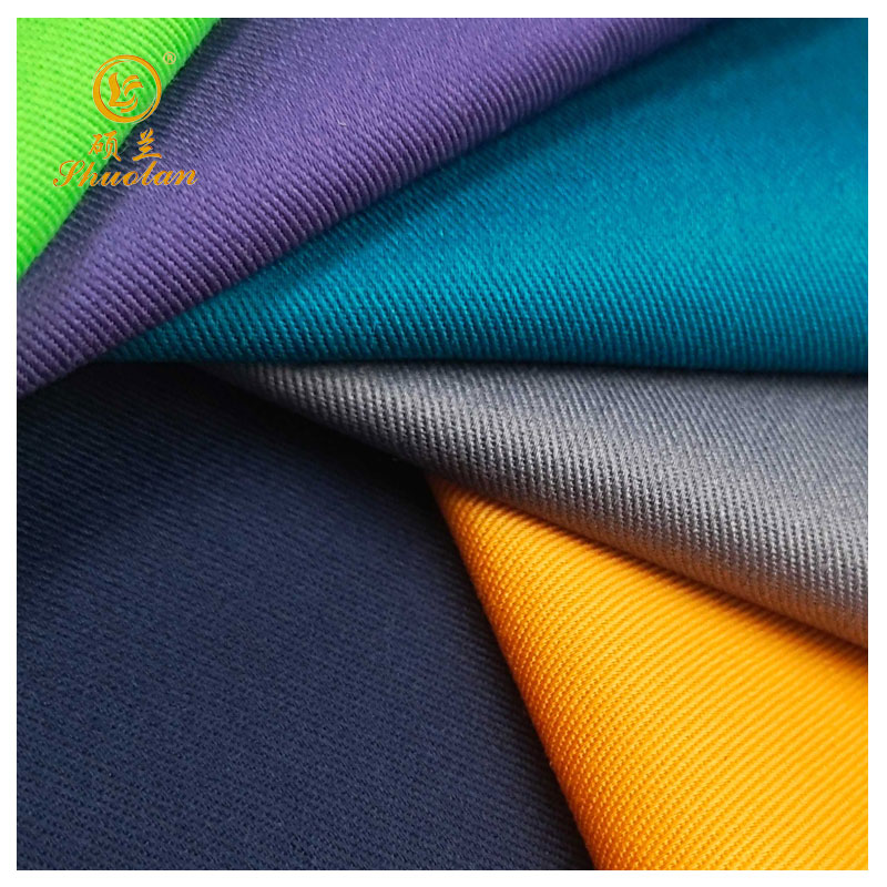 Factory Outlet Wholesale Good Price Waterproof Anti-wrinkle Clear Texture Uniform Workwear CVC Cotton Polyester Fabric