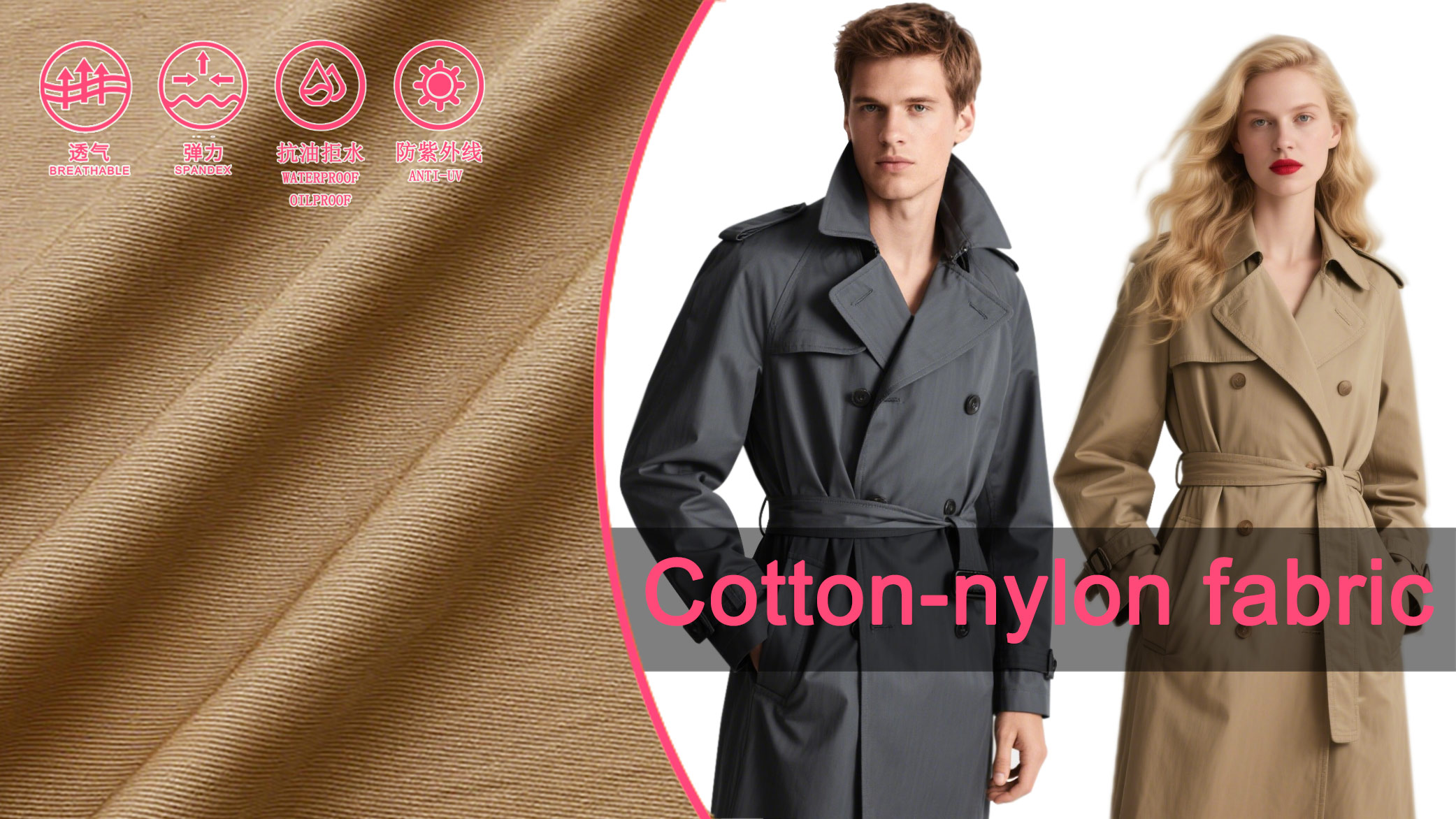 High Quality Plaid Outdoor Jackets Trousers Hats Cotton Nylon Fabric