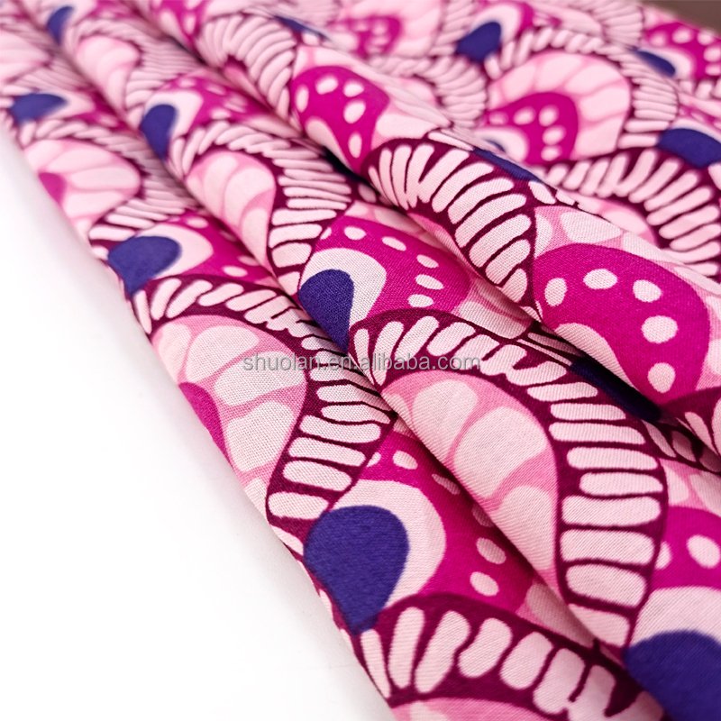Cheap Price Dress Rayon Fabric Custom Digital Printed Floral Normal Print 100% Rayon Viscose Fabric