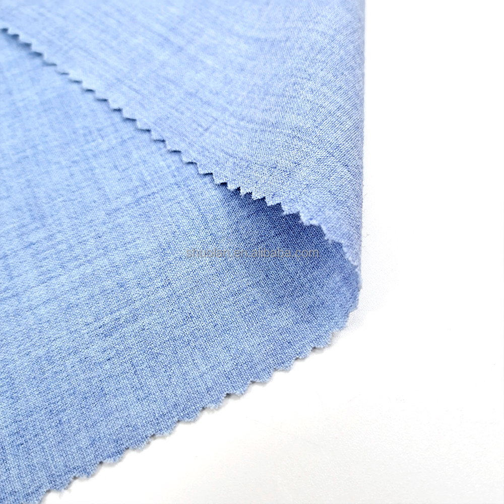 Factory Outlet High Quality Solid Texture Breathable Soft Men Women's Suit Uniforms TR Polyester Rayon Viscose Fabric