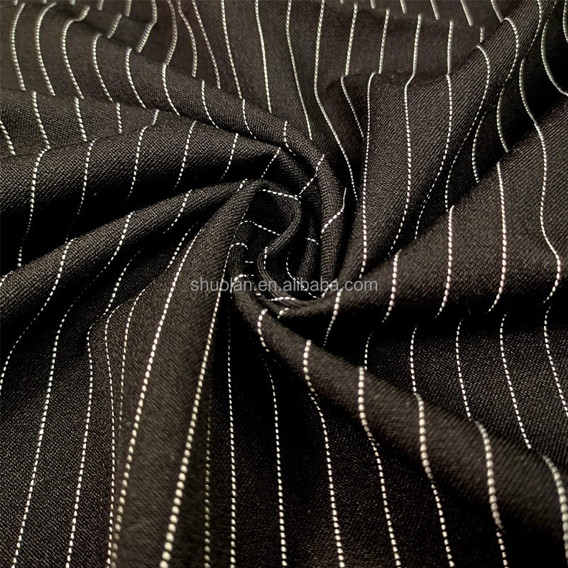TR Polyester Viscose Woven Twill Fabric Garments Men Suit Suiting