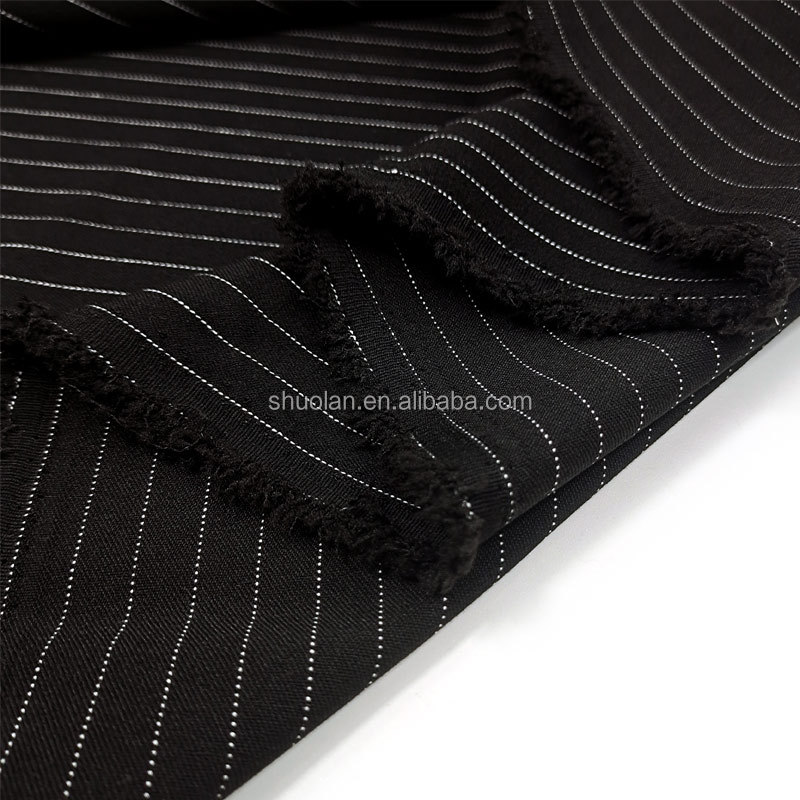 TR Polyester Viscose Woven Twill Fabric Garments Men Suit Suiting