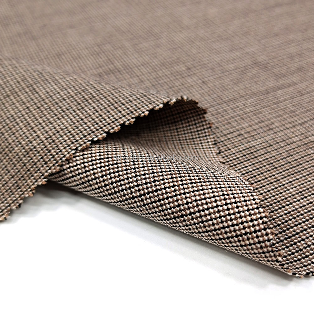 Popular Supplier TR Polyester Rayon Spandex Fabric for Men/Women's Suits Wholesale Plain Dyed TR Suiting Fabric
