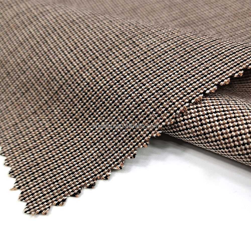 Popular Supplier TR Polyester Rayon Spandex Fabric for Men/Women's Suits Wholesale Plain Dyed TR Suiting Fabric