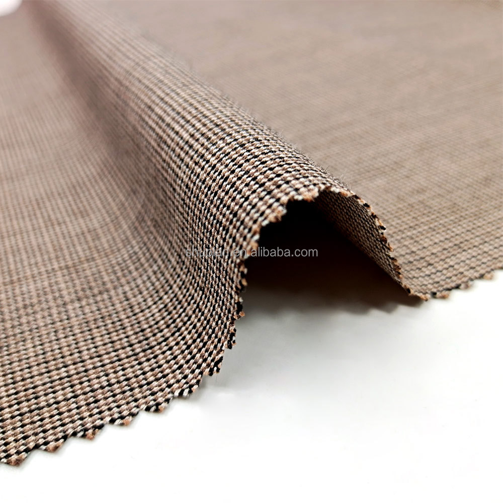Popular Supplier TR Polyester Rayon Spandex Fabric for Men/Women's Suits Wholesale Plain Dyed TR Suiting Fabric
