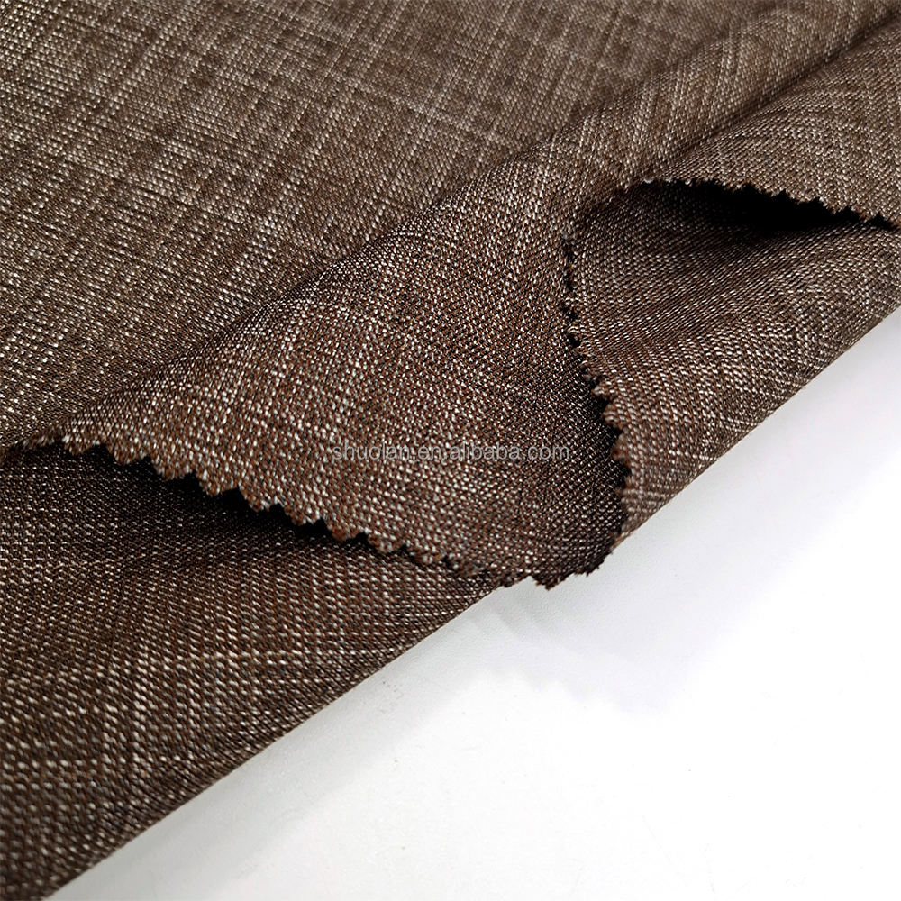 Wholesale English Selvage TR Suiting Fabric Competitive Price Viscose Polyester Satin for Boys Garments Twill Style