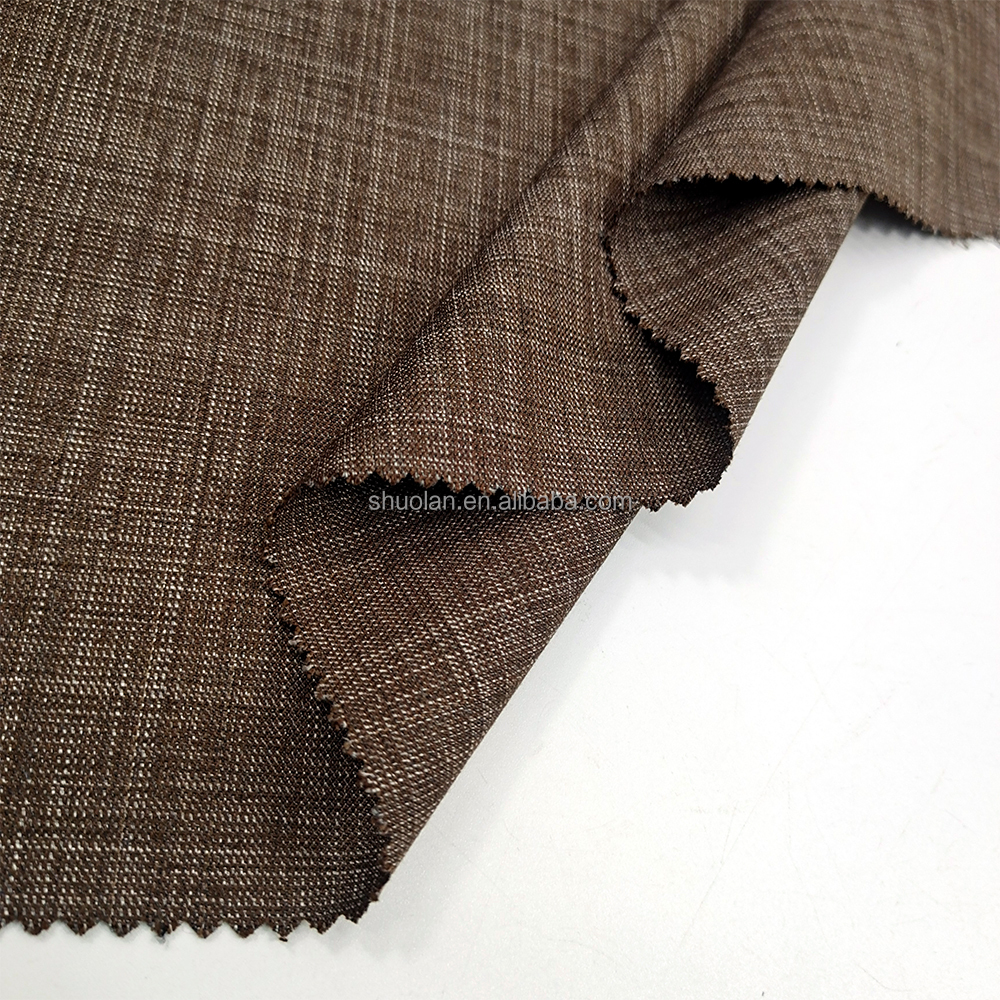 Wholesale English Selvage TR Suiting Fabric Competitive Price Viscose Polyester Satin for Boys Garments Twill Style