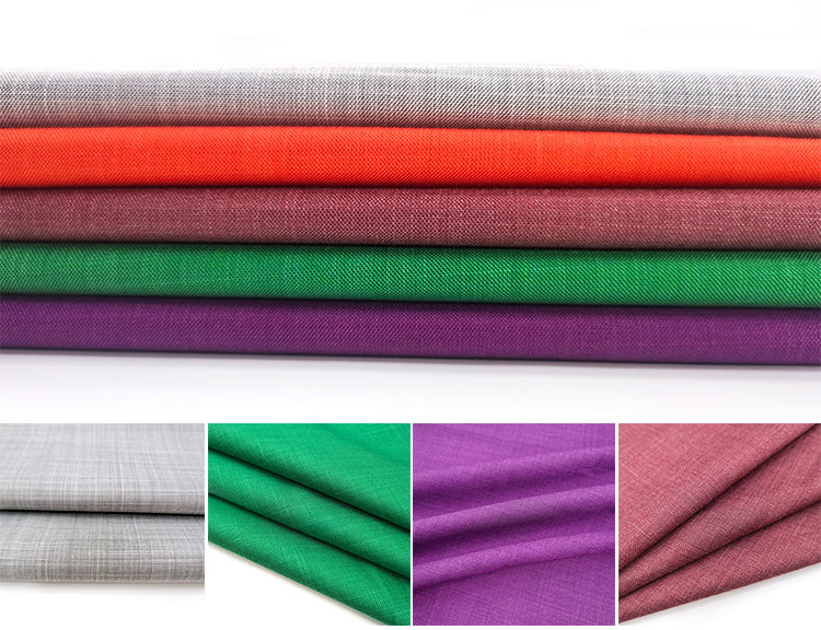 Wholesale Tr Suiting Fabric Polyester Rayon Twill TR Stretch Women Suit Fabric