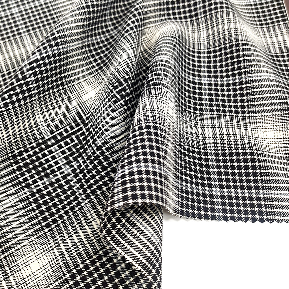 Hot Sale High Quality Double Sided Spandex Polyester Rayon TR Fabric Knit for Garment Skirt