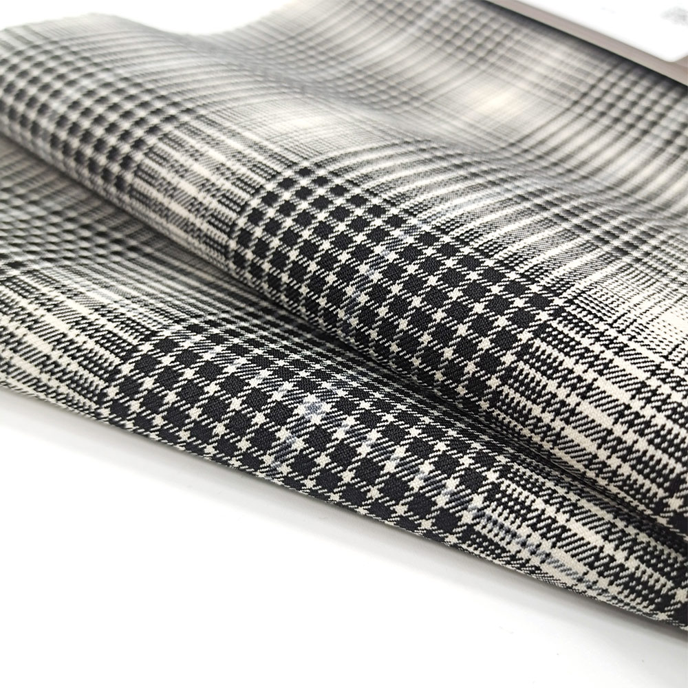 Hot Sale High Quality Double Sided Spandex Polyester Rayon TR Fabric Knit for Garment Skirt