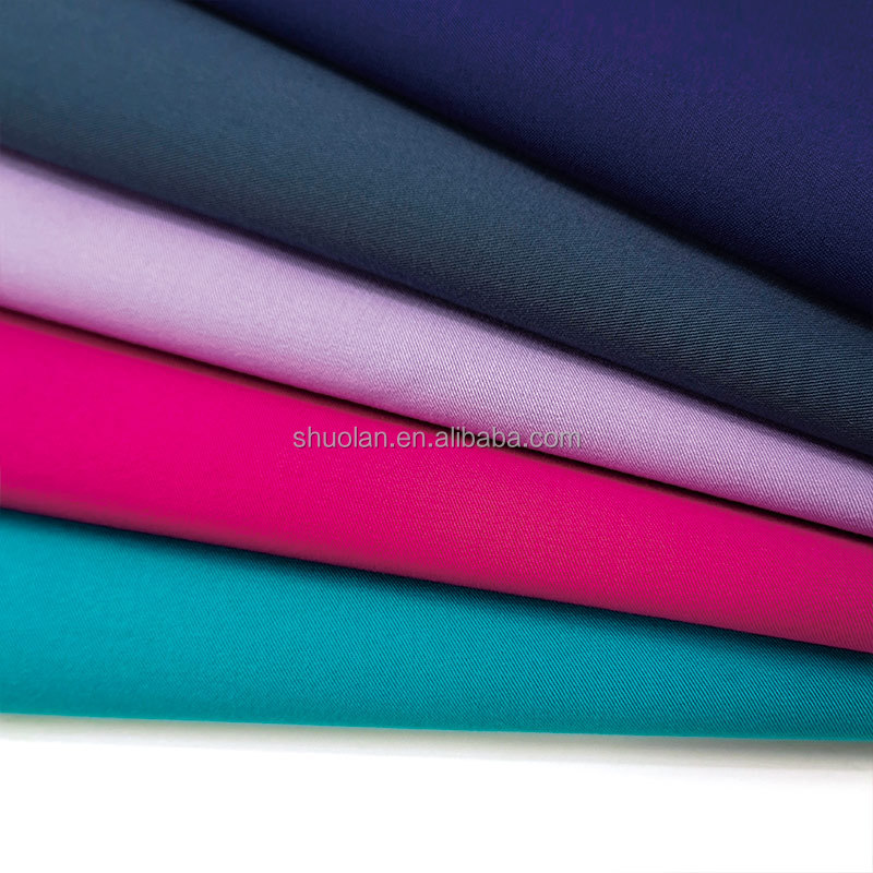 Hot Sale Woven Polyester Rayon Spandex Tr Material Breathable Stretch Medical Hospital Scrub Fabric for Boys Girls Uniforms