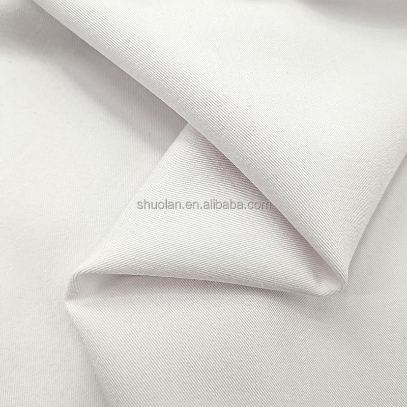 Polyester Rayon Stretch Fabric Tr Material Fabric Hospital Nurse Uniform Scrubs Fabric Scrub Set for Medical Uniforms