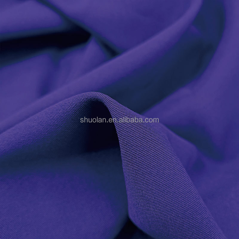 Hot Selling Twill Woven Recycle TR Crepe Elasticity Suit Suiting Fabric Materials With Medical Clothes Fabric