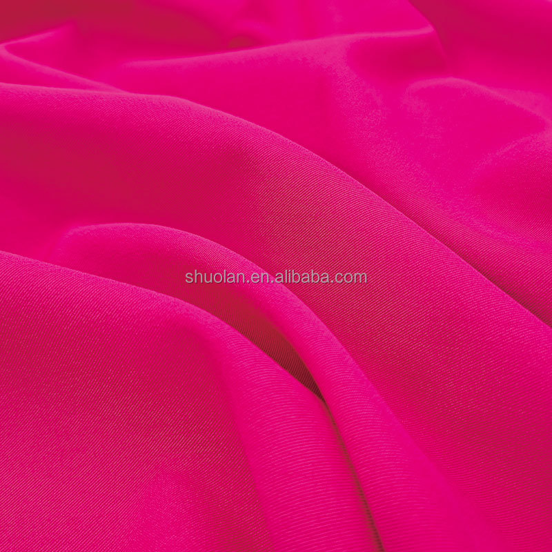 Hot Selling Twill Woven Recycle TR Crepe Elasticity Suit Suiting Fabric Materials With Medical Clothes Fabric