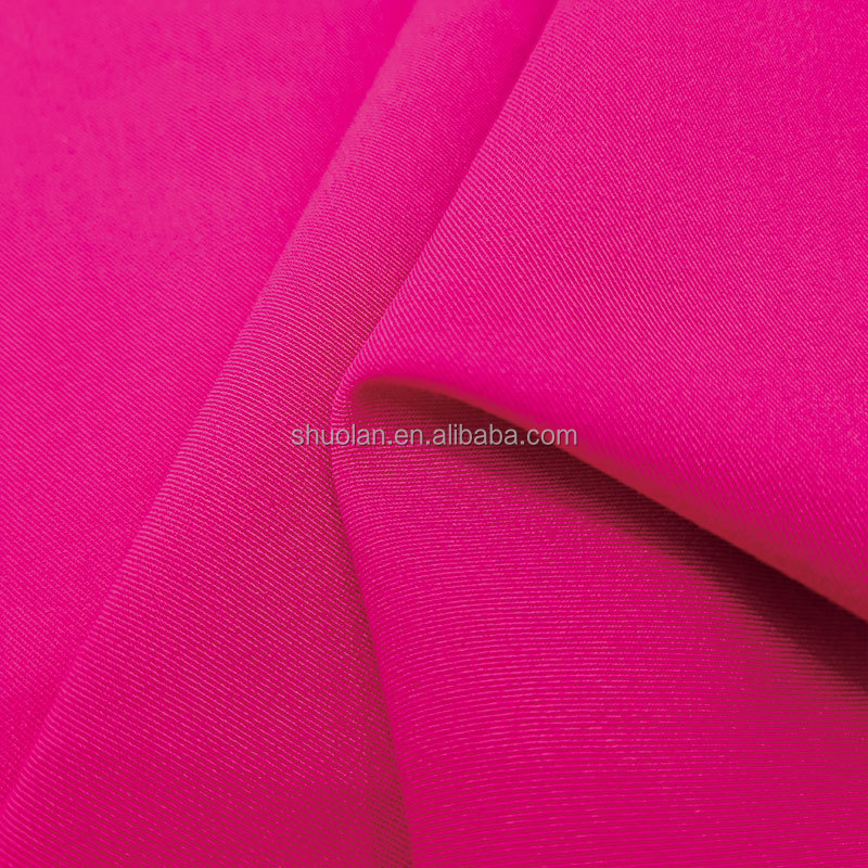 Hot Selling Twill Woven Recycle TR Crepe Elasticity Suit Suiting Fabric Materials With Medical Clothes Fabric