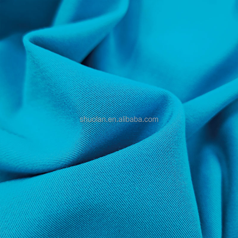 Medical Clothing TRSP Poly Rayon Spandex Hospital Nurse Scrubs 4 Way Stretch Fabric for Beauty Salon