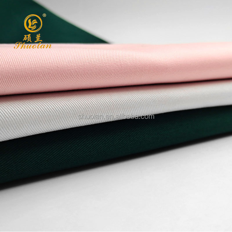 Polyester Rayon Spandex 76% Polyester 21% Rayon 3% Spandex Twill Scrubs 2 Way Stretch Fabric Medical Hospital Fabric