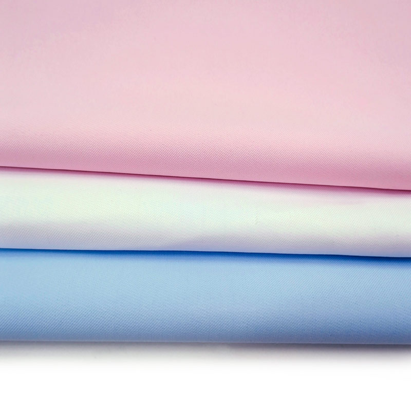 Anti Bacterial Anti Static Electricity Twill Medical Scrubs Uniforms Polyester Cotton Fabric