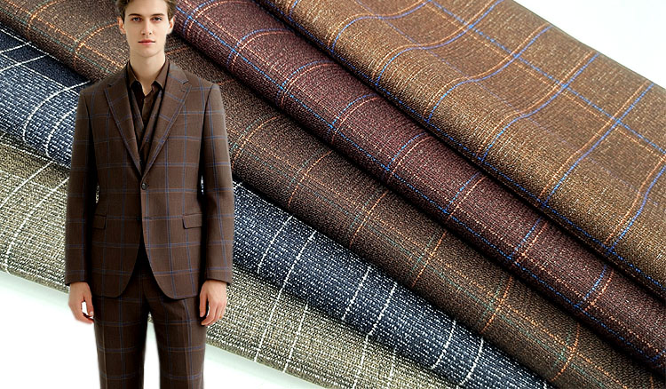 Men's TR Suit Fabric with English Selvedge Wholesale Materials for Uniforms