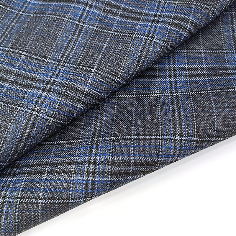 Men's TR Suit Fabric with English Selvedge Wholesale Materials for Uniforms
