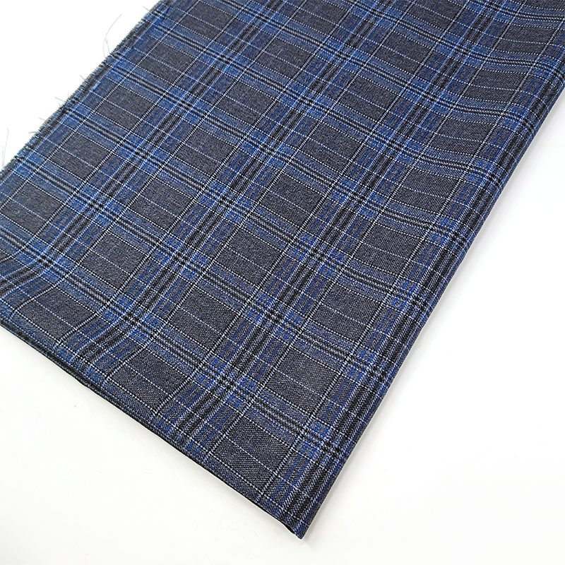 Men's TR Suit Fabric with English Selvedge Wholesale Materials for Uniforms