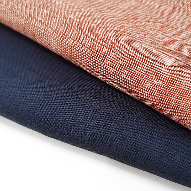 New Design Linen Cotton Plain Woven Fabric Soft Breathable Dyed Solid Fabric New Design Linen Cotton Plain Woven Fabric Soft Breathable Dyed Solid Fabric