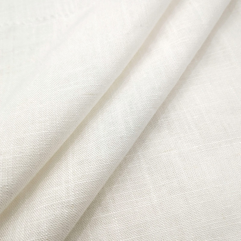 Soft Blend Dress Summer White Clothing Pure Roll Soft Printed Linen Cotton Fabric Soft Blend Dress Summer White Clothing Pure Roll Soft Printed Linen Cotton Fabric