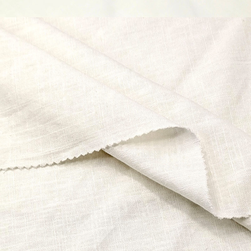 Soft Blend Dress Summer White Clothing Pure Roll Soft Printed Linen Cotton Fabric Soft Blend Dress Summer White Clothing Pure Roll Soft Printed Linen Cotton Fabric