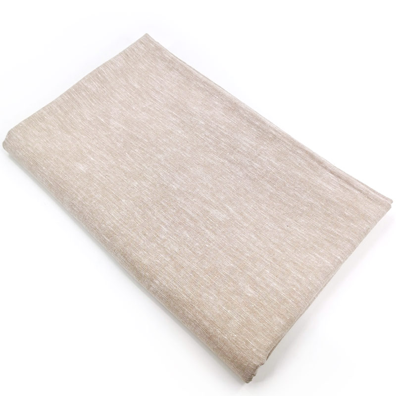 Factory Direct 100% Organic Linen Fabric High Quality Woven Plain Natural Linen for Clothing-for Girls Shirts Dresses Wholesale