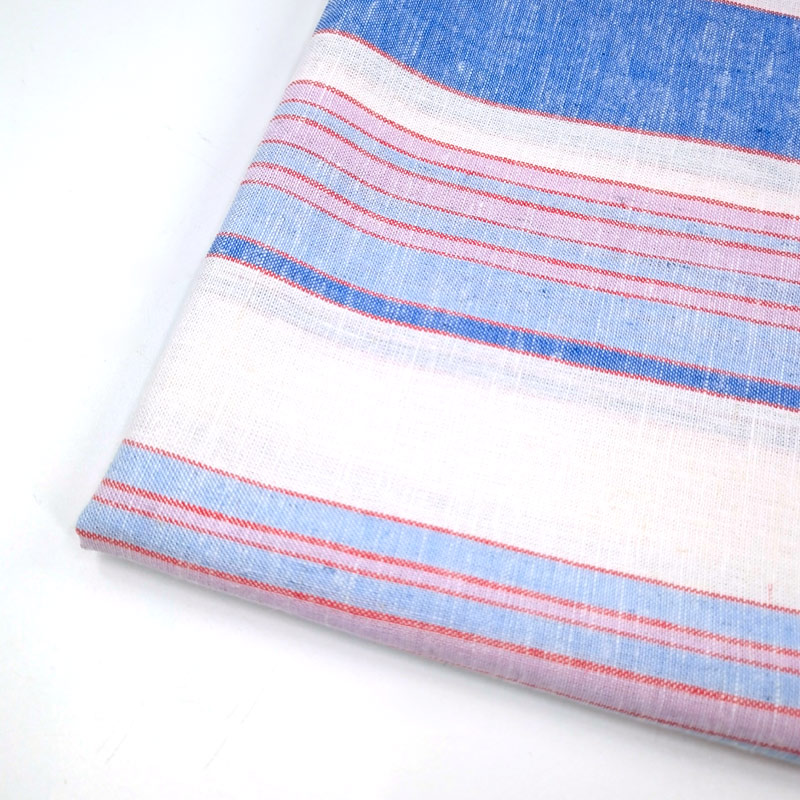 Blackout Fabric for Dresses Blouses Organic Eco-Friendly Dyed Patterns for Curtains Sofas 100%Linen Fabric