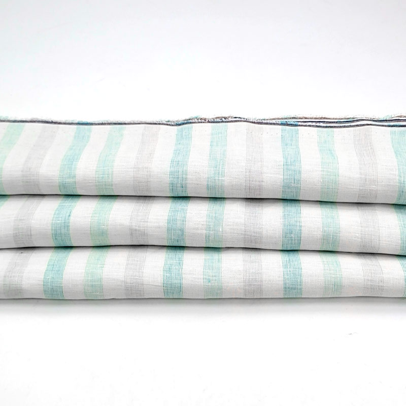 Blackout Fabric for Dresses Blouses Organic Eco-Friendly Dyed Patterns for Curtains Sofas 100%Linen Fabric