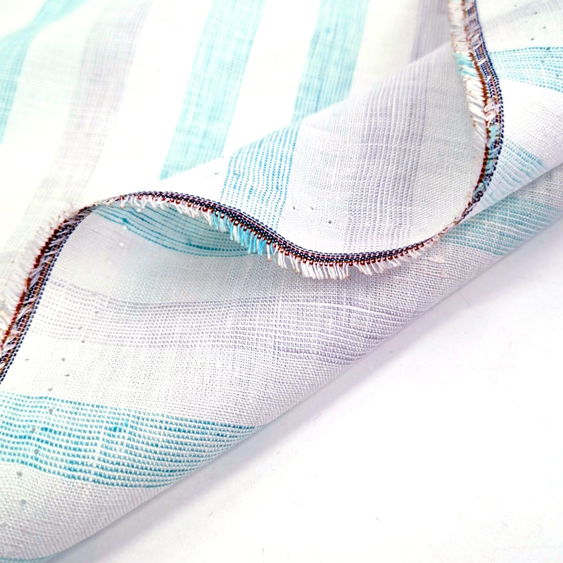 Blackout Fabric for Dresses Blouses Organic Eco-Friendly Dyed Patterns for Curtains Sofas 100%Linen Fabric