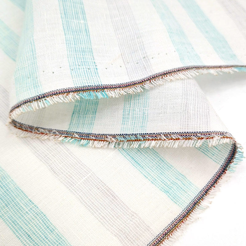 Blackout Fabric for Dresses Blouses Organic Eco-Friendly Dyed Patterns for Curtains Sofas 100%Linen Fabric