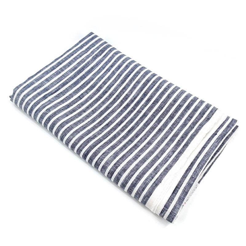 Wholesale Organic Woven Technics for Women's Sustainable Skirts Dresses Cotton Printed Linen Fabric