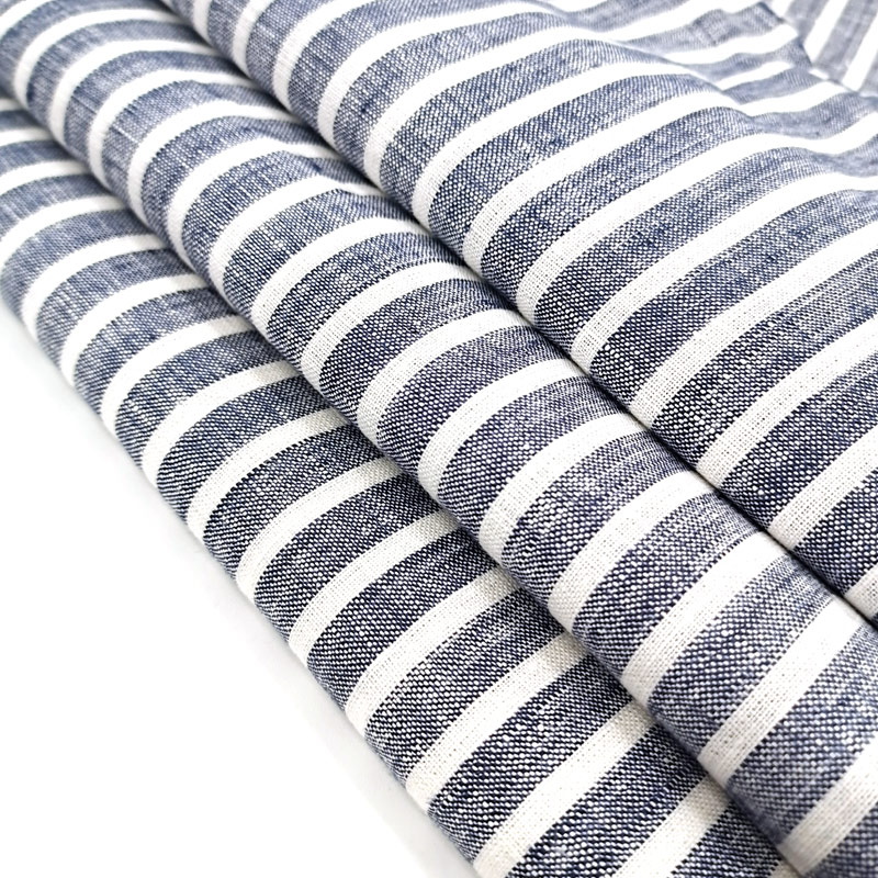 Wholesale Organic Woven Technics for Women's Sustainable Skirts Dresses Cotton Printed Linen Fabric