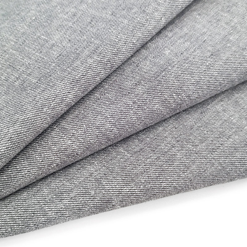 Wholesale Organic Woven Technics for Women's Sustainable Skirts Dresses Cotton Printed Linen Fabric