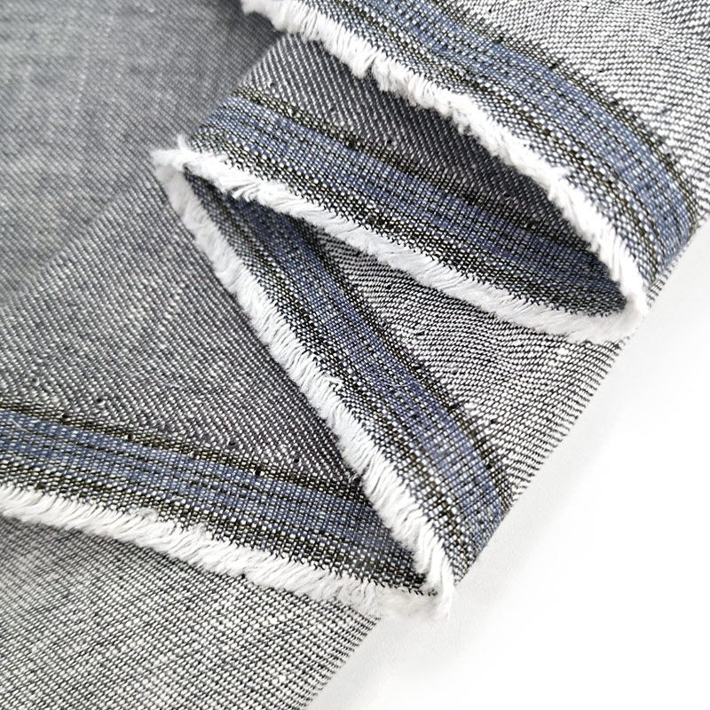 Wholesale Organic Woven Technics for Women's Sustainable Skirts Dresses Cotton Printed Linen Fabric