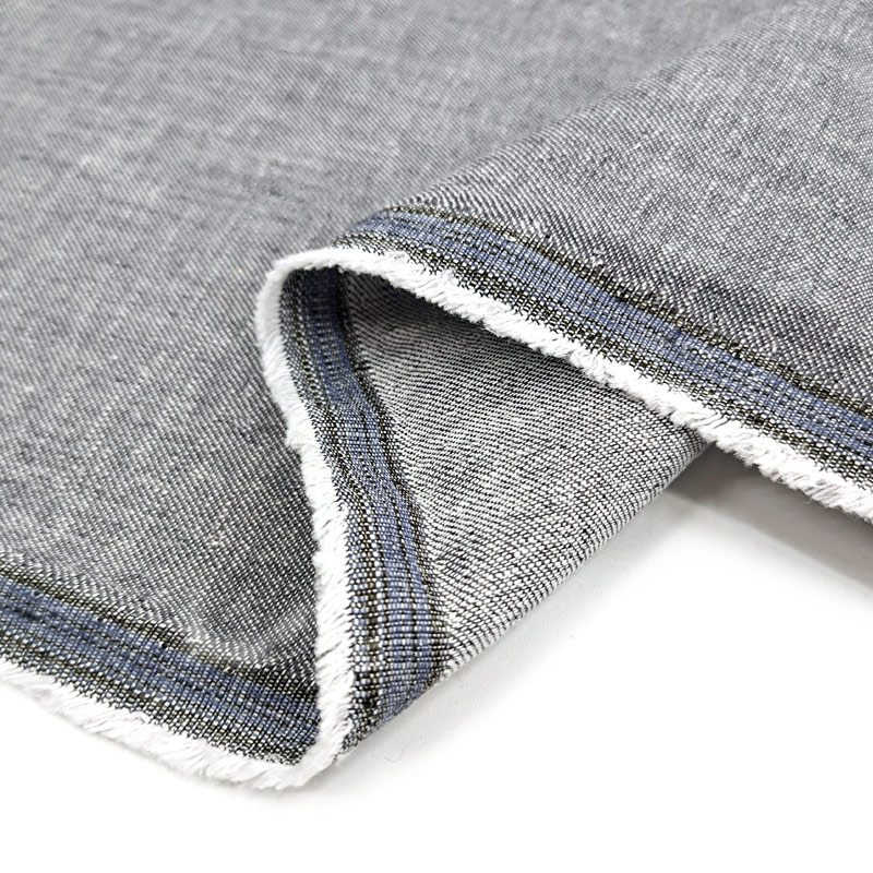 Wholesale Organic Woven Technics for Women's Sustainable Skirts Dresses Cotton Printed Linen Fabric