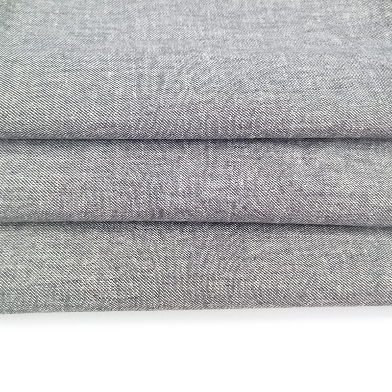 Wholesale Organic Woven Technics for Women's Sustainable Skirts Dresses Cotton Printed Linen Fabric