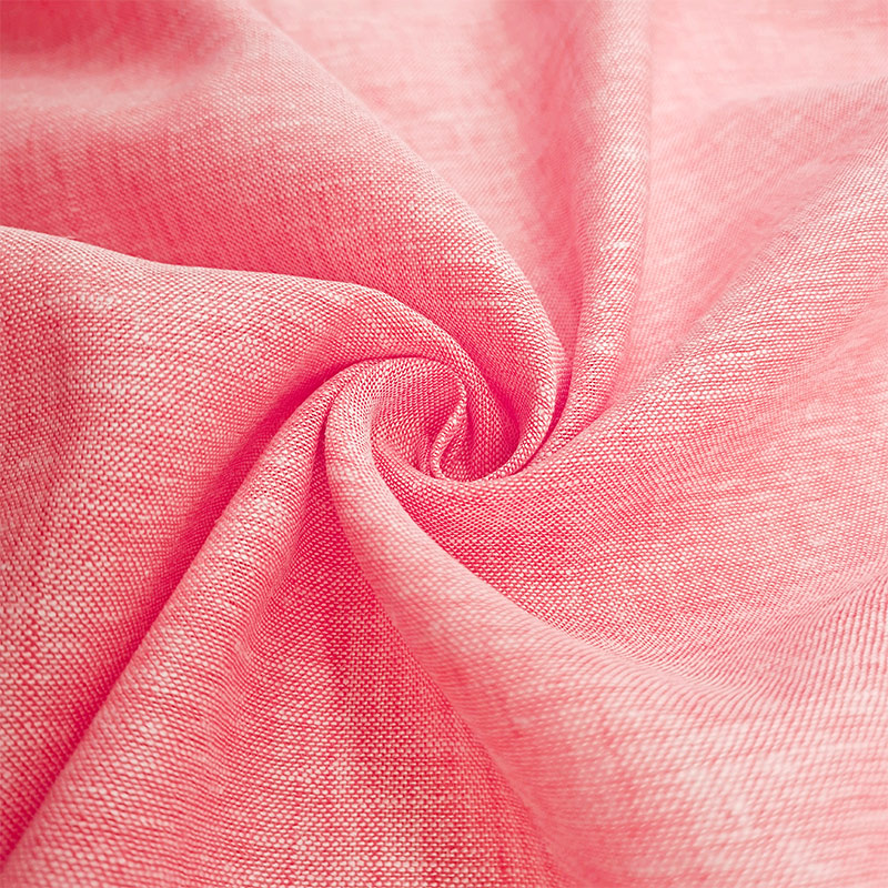 Linen Pure Natural Fabric Oeko-Tex Certificate Plain Dyed Solid Color for Clothes