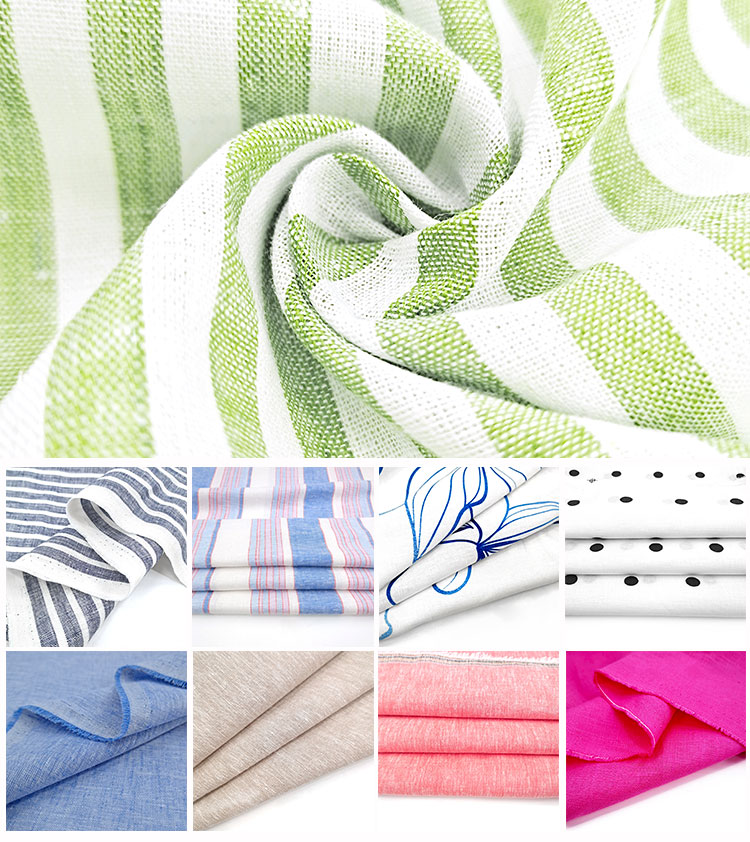 New Design Linen Cotton Plain Woven Fabric Soft Breathable Dyed Solid Fabric New Design Linen Cotton Plain Woven Fabric Soft Breathable Dyed Solid Fabric