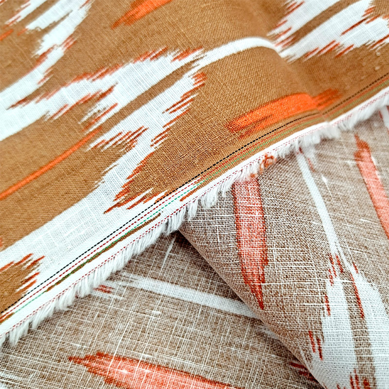 100% Linen Pure Natural Fabric Oeko-Tex Certificate Plain Dyed Solid Color for Clothes