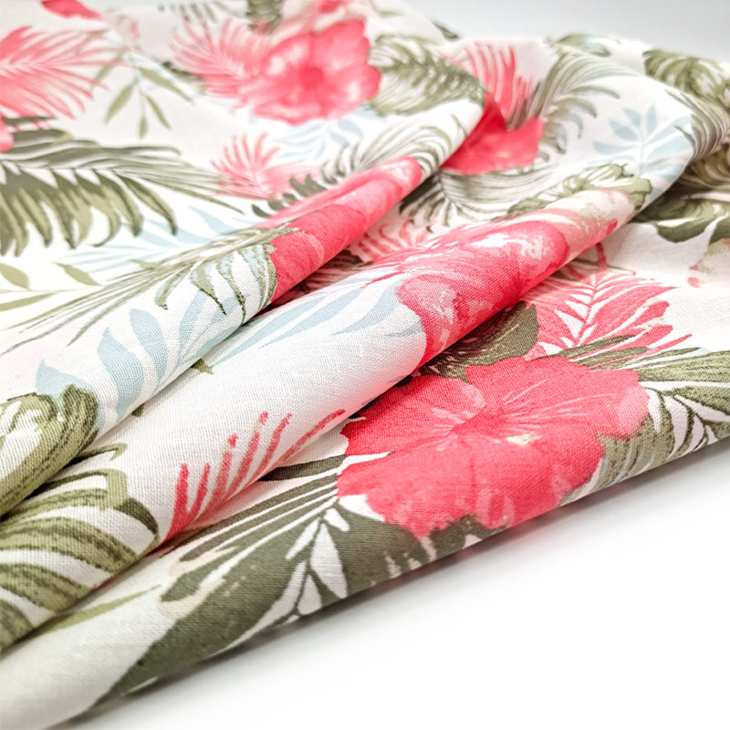 Good Price Soft Linen Cotton Striped Linen Dress Material Clothing Printed Linen Cotton Fabric