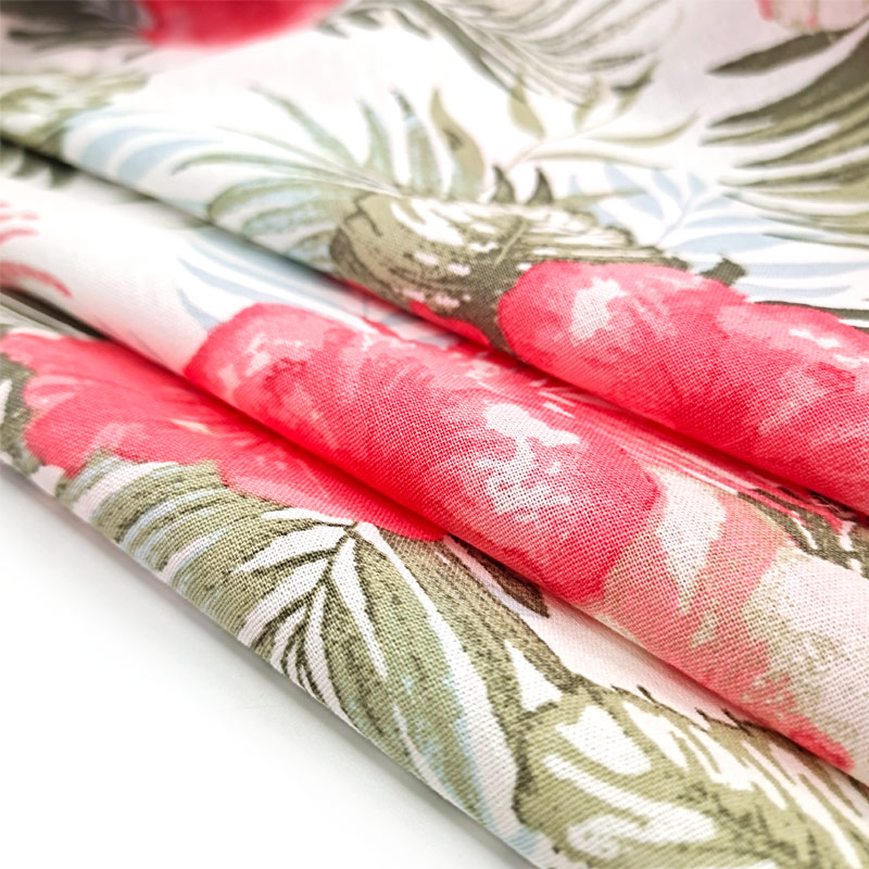 Good Price Soft Linen Cotton Striped Linen Dress Material Clothing Printed Linen Cotton Fabric