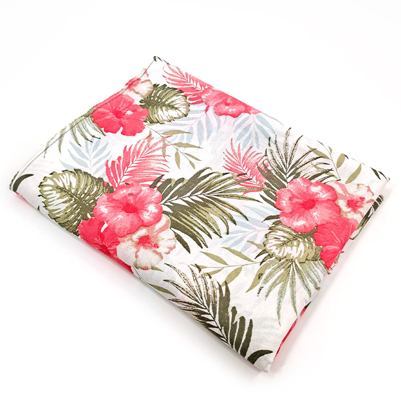 Good Price Soft Linen Cotton Striped Linen Dress Material Clothing Printed Linen Cotton Fabric