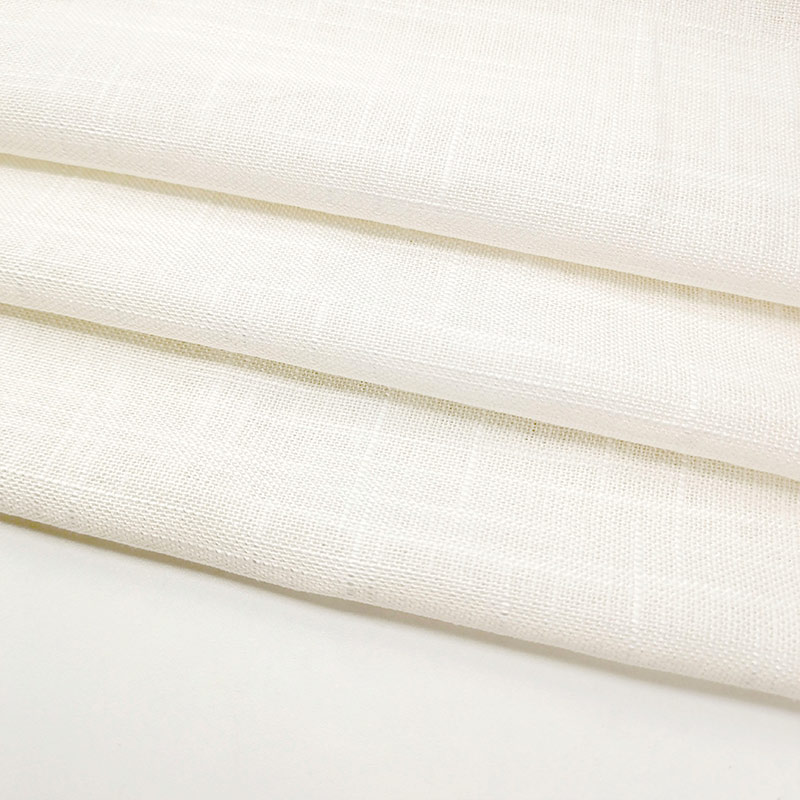 Linen Viscose Plain Woven Fabric Solid Color Lightweight Soft Breathable Blended Fabric for Casualwear Summer Garment Linen Viscose Plain Woven Fabric Solid Color Lightweight Soft Breathable Blended Fabric for Casualwear Summer Garment