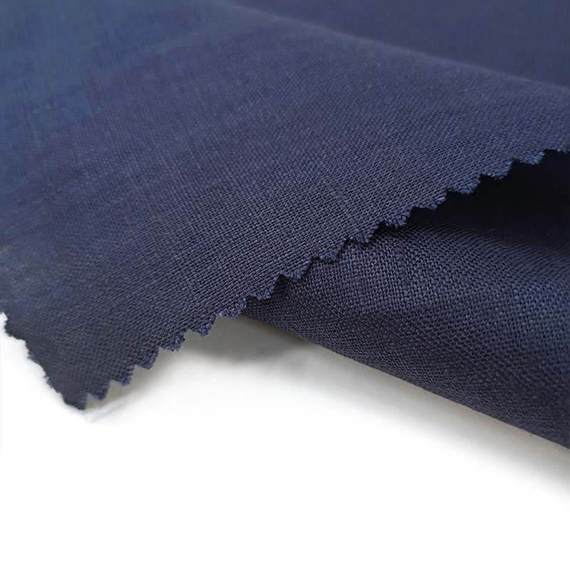 Factory Custom Linen Single Jersey Blackout Fabric Plain Soft Goods Vest Shirts Dresses Wholesale 100% Linen Fabric