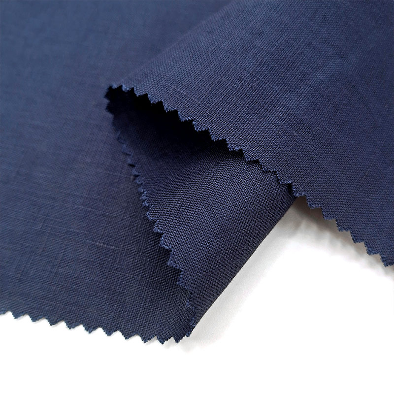 Factory Custom Linen Single Jersey Blackout Fabric Plain Soft Goods Vest Shirts Dresses Wholesale 100% Linen Fabric